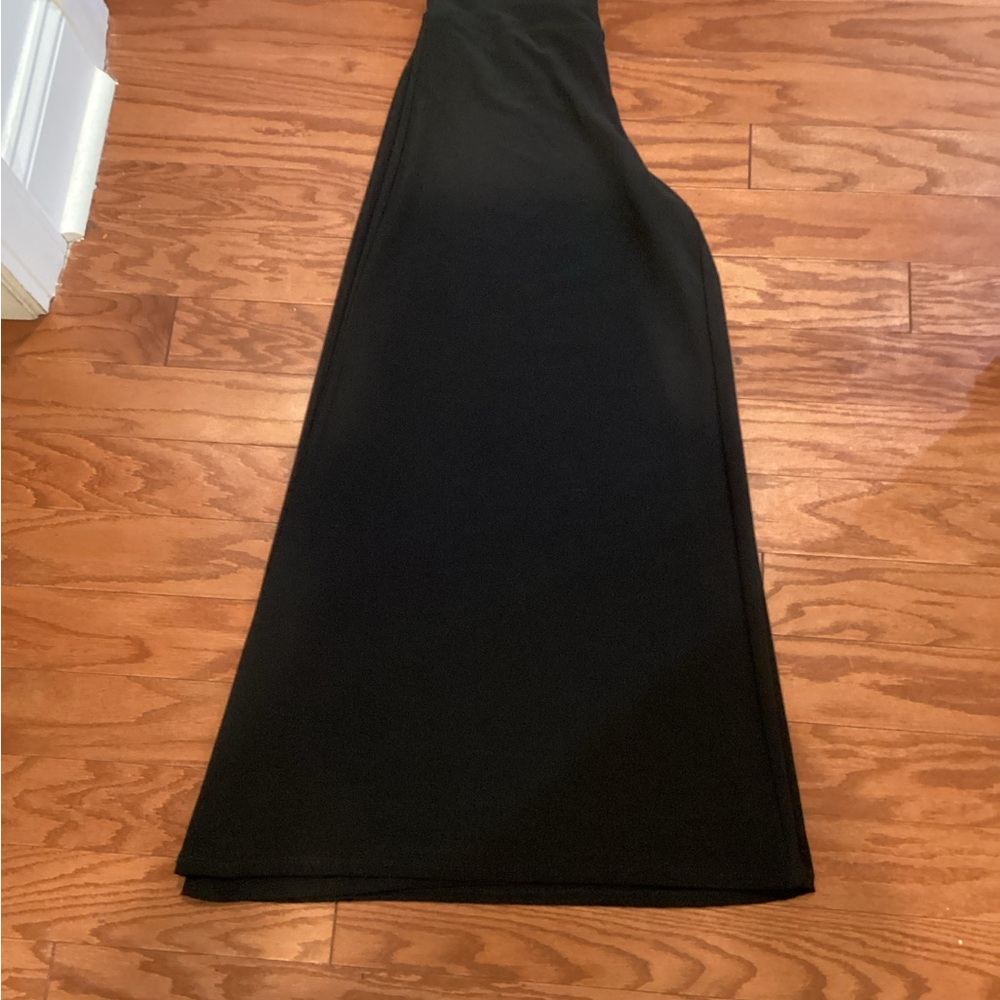 COCO BIANCO Black Wide Leg Palazzo Pants - Picture 2 of 4